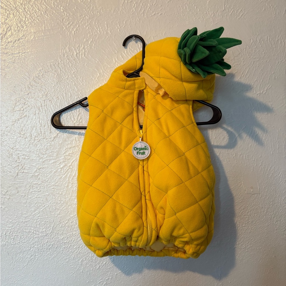 Yellow Pineapple baby Costume size 12-18